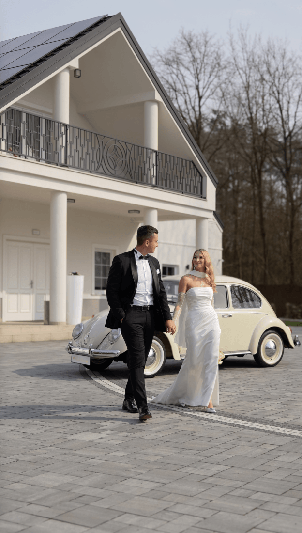 Panna młoda w eleganckim wejściu – kreatywne video ślubne i filmowe ujęcia Rzeszów, Jarosław, Podkarpacie